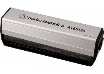 AUDIO TECHNICA -  Spazzola AT6013a 2 in 1: velluto e carbonio per dischi vinili