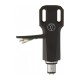 AUDIO TECHNICA - AT-HS 6 BK Portatestina / Shell  in alluminio pressofuso da 9gr (black)