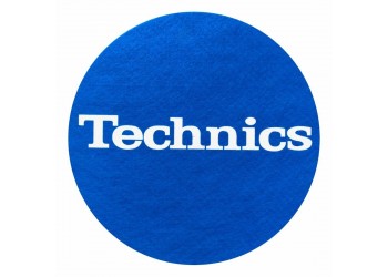 Tappetino TECHNICS Slipmats per Giradischi / Feltro antistatico grafica Blau - 1pz