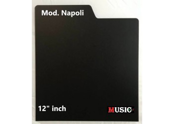 Separatore Mod.NAPOLI divisore per LP/12" colore Nero 