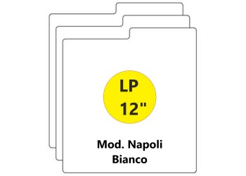 Separatore Mod.NAPOLI Divisore per LP"/ 12"  colore Bianco 