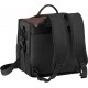 TECHNICS  Borsa Back Bag colore nero con logo bianco - Contiene 45/50 LP 