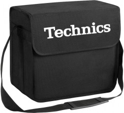 Borsa TECHNICS - Bag DJ nera con logo bianco - Contiene 50/60 LP, SKU.20101944  