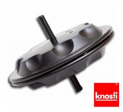 Morsetto KNOSTI Manovella  per VASCA lavadischi Nera Cod.23189