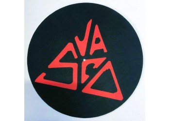 SLIPMAT Tappetino per Giradischi in feltro antistatico, antiscivolo Grafica "VASCO RED" 1.pz