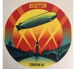 SLIPMAT Tappetino per Giradischi in feltro antistatico, antiscivolo Grafica "DIRIGIBILE" 1.pz