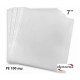 DYNAVOX 207807 - BUSTE ESTERNE PE100 mµ satinate, dim.187x190mm dischi Vinili 7" Inch (50 buste) 