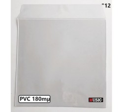 Buste esterne sleeve per dischi vinili LP / DLP - PVC 180mµ 50g cad (10 Pz)