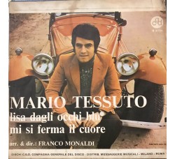 Mario Tessuto, Lisa dagli occhi blu / Copertina Etichetta CGD N 9704  (7") 