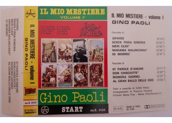Gino Paoli – Il Mio Mestiere (Volume 1) - (musicassetta)