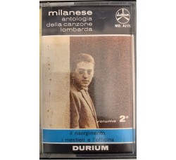 Nanni Svampa – Milanese – Antologia Della Canzone Lombarda - Il Risorgimento, I Mestieri E L’Officina – Secondo Volume – (musicassetta)