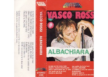 Vasco Rossi, Albachiara – Musicassetta, Album 1984