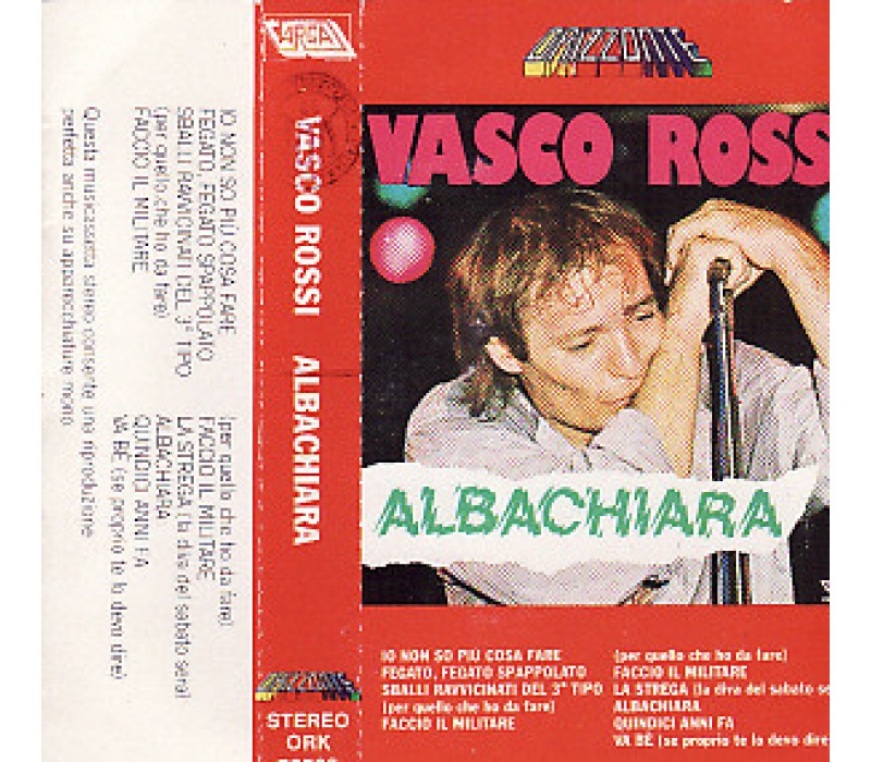 Vasco Rossi – Albachiara – (musicassetta)