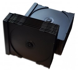 Vassoio TRAY colore nero per CD  Jewel Case 10.4 mm / Conf 10pz