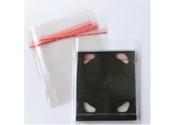 Bustine PP con flap adesivo per CD con custodia standard 10.4 - Spessore 40 mµ - Qtà.100