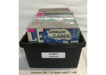 AV_BOX Contenitore colore nero per 110/120 dischi vinili 7" e EP.