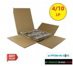 AV_BOX Scatola di cartone Kraft altezza variabile per spedire (1/12) dischi vinile 12" LP 33 giri