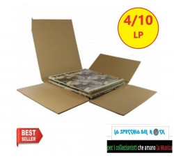 AV_BOX - Scatola di cartone Kraft altezza variabile per spedire (1/12) dischi vinile 12" LP 33 giri