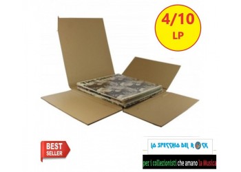 AV_BOX - Scatola di cartone Kraft altezza variabile per spedire (1/12) dischi vinile 12" LP 33 giri