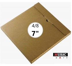 MUSIC MAT, Scatola di cartone per spedire fino a (8) dischi 45 giri