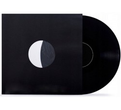 MUSIC MAT - Buste interne LP/12” foderate nere, 80g, angoli retti - 25 pezzi 