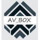 AV_BOX - Busta imbottita autoadesiva antistatica per dischi LP / 12" Inch 