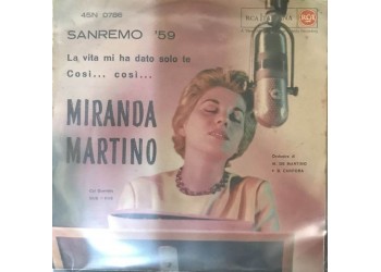 Miranda Martino ‎– Sanremo '59 -  7", 45 RPM 
