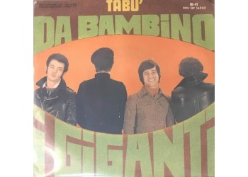 I Giganti ‎– Da Bambino -  7", 45 RPM 
