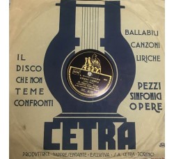 Alberto Rabagliati ‎– Vienna Vienna / Notte Di Ronda / Codice Etichetta: Cetra ‎– DC. 4102 10", 78 RPM