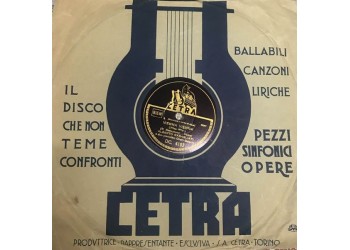 Alberto Rabagliati ‎– Vienna Vienna / Notte Di Ronda / Codice Etichetta: Cetra ‎– DC. 4102 10", 78 RPM
