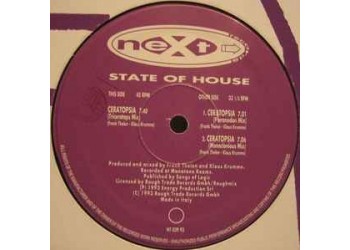 State Of House – Ceratopsia, Vinile, 12", Uscita: 1993