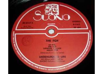 Underground Life – The Fox - Vinile, LP, Album  Uscita 1983