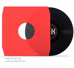 MUSIC MAT - Inner Buste interne LP/12” foderate ROSSI, 80g, angoli tagliati  (conf. 25 pz)