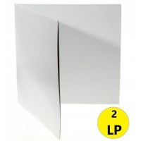 MUSIC MAT 80076 - Copertina GATEFOLD apribile per 2 LP, Cartoncino BIANCO forza 300gr/m²  (5.pz) 
