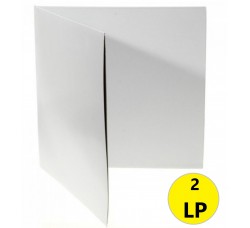 MUSIC MAT 80076 - Copertina GATEFOLD apribile per 2 LP, Cartoncino BIANCO forza 300gr/m²  (5.pz) 
