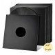 MUSIC MAT - COPERTINE con foro fustellato per LP / 12" Cartoncino NERO forza 300gr / m²  (10 copertine) 