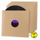 MUSIC MAT 60079 - COPERTINE con foro fustellato per LP / 12" Cartoncino  MARRONE forza 300gr m² - 10 pezzi 