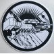 SLIPMAT Tappetino per Giradischi in feltro antistatico, antiscivolo Grafica "PINK STEEL HAND" 1.pz