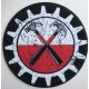 SLIPMAT Tappetino per Giradischi in feltro antistatico, antiscivolo Grafica "BLACK HAMMERS" 1.pz