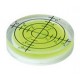 MUSIC MAT 207497- Livella a bolla circolare (verde) per livellamento giradischi - Ø32mm Alt.7mm 