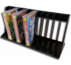 MUSIC MAT - Supporto per musicassette colore Nero (Contiene 12 Musicassette) 