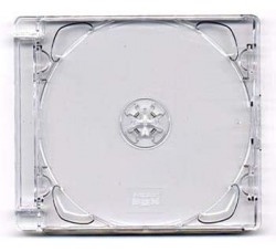 Custodie SUPER JEWEL BOX  Trasparenti per 1 CD da Assemblare / cod.60261