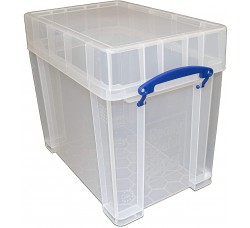 REALLY USEFUL BOX 19 Liter XL - Contenitore Box Antiurto per Vinili (50 Dischi LP)