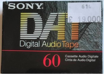 SONY - DAT 60 DIGITAL AUDIO TAPE -DT-60RA - Cod.MC040