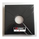 MUSIC MAT - COPERTINE con foro fustellato per LP / 12" Cartoncino NERO forza 300gr / m²  (10 copertine) 