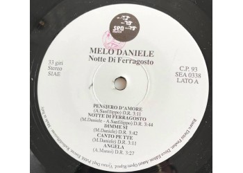 Melo Daniele - Notte di ferragosto, Vinile, LP, 