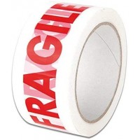 Nastro adesivo con la scritta FRAGILE Dim.50 mm x mt 66  (1pz) 