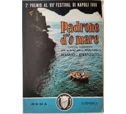 Padrone d'o mare, Spartito Musicale - 