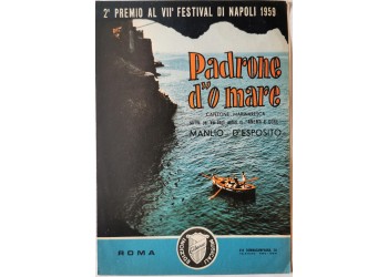 Padrone d'o mare, Spartito Musicale - 