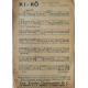 Ki - Kò - Spartito Musicale da collezione 1925